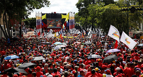 venezolanos expresan solidaridad a Maduro Constituyente Cabello critica a los que no condenaron atentado contra Maduro